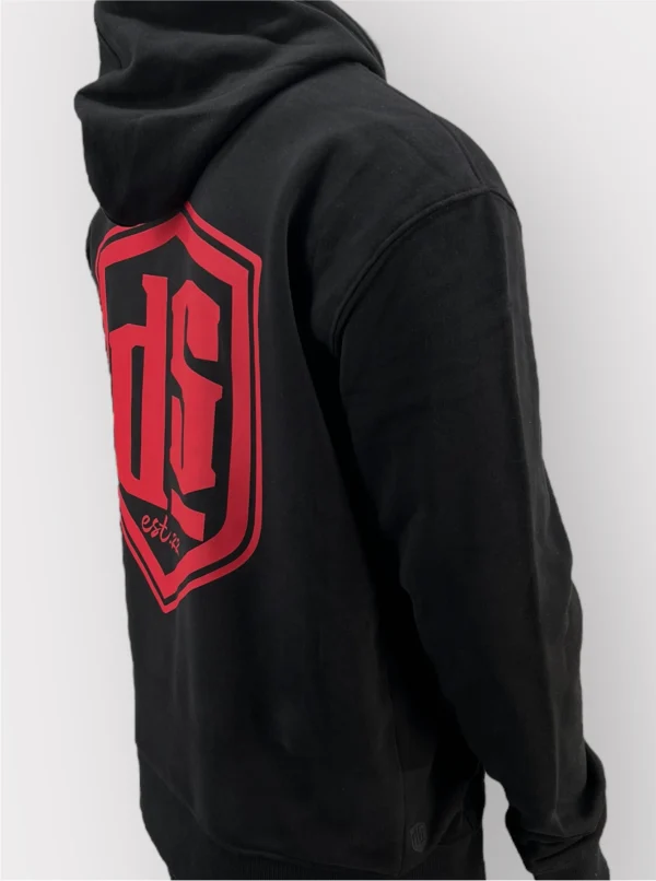 LUXURY HOODIE - BLACK/RED – Bild 4