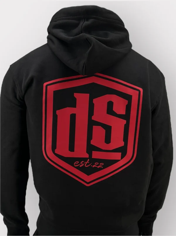 LUXURY HOODIE - BLACK/RED – Bild 5