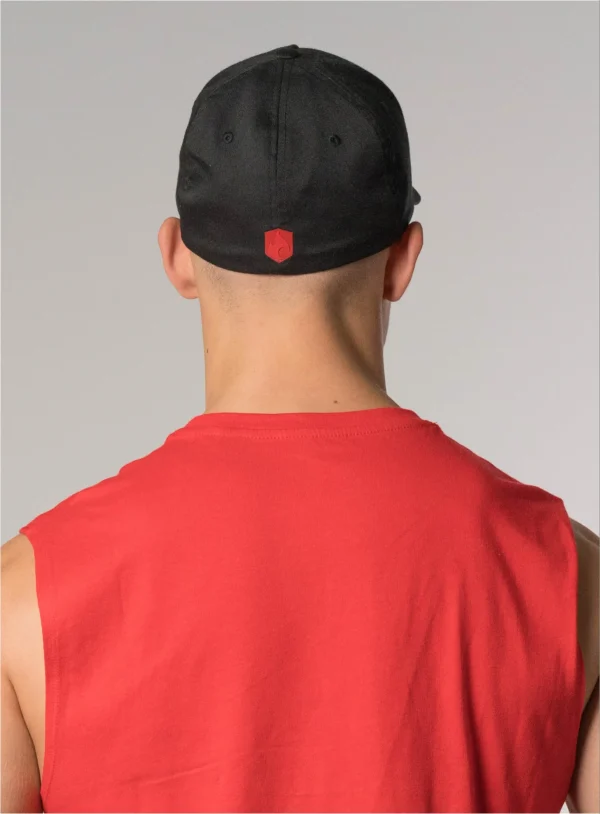 FLEXFIT CAP – PHIRE BLACK/RED – Bild 2