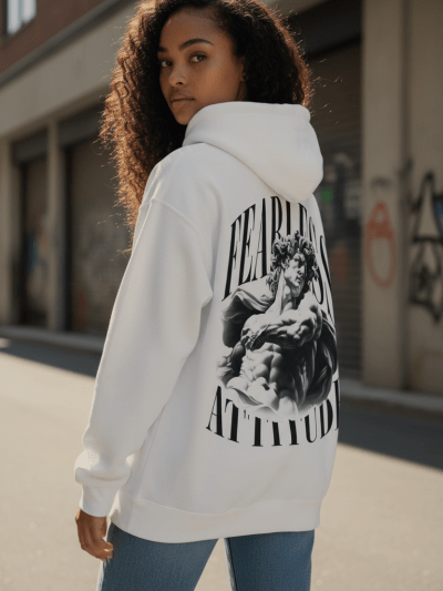 OVERSIZED HOODIE - FEARLESS ATTITUDE