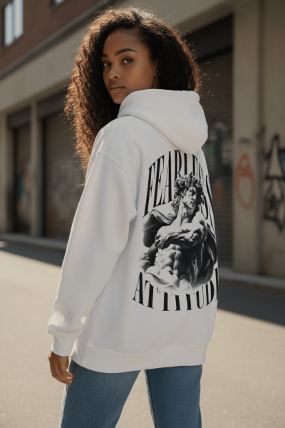 OVERSIZED HOODIE - FEARLESS ATTITUDE