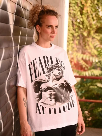 OVERSIZED SHIRT - FEARLESS ATTITUDE