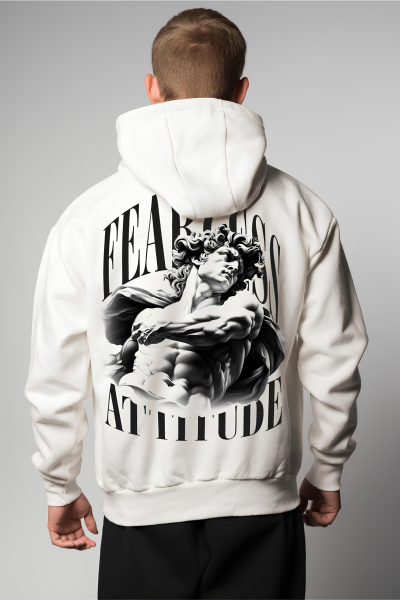 OVERSIZED HOODIE - FEARLESS ATTITUDE
