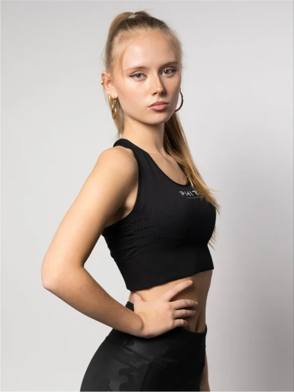 REVEAL SPORTS BRA - Black – Bild 4