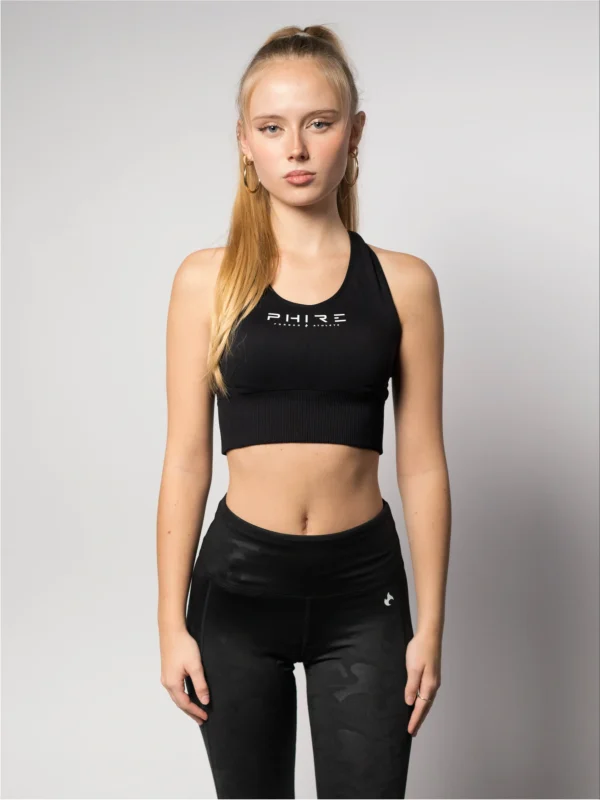 REVEAL SPORTS BRA - Black – Bild 3