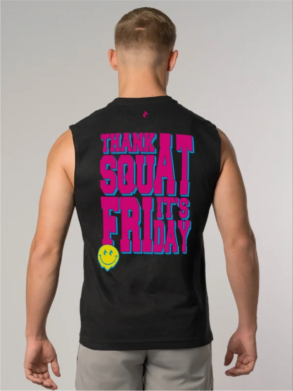SLEEVELESS SHIRT - THANK SQUAT