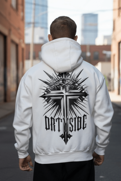 OVERSIZED HOODIE - THORN CROSS