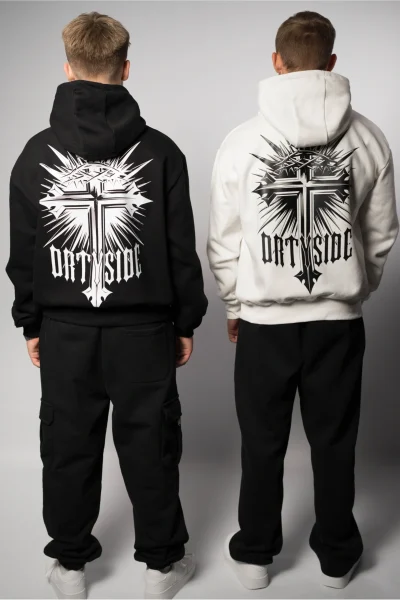 OVERSIZED HOODIE - THORN CROSS