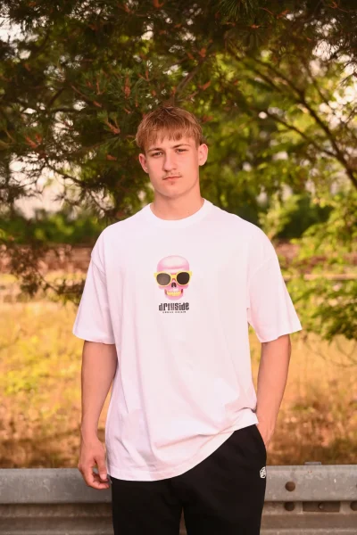 OVERSIZED SHIRT - COMIC SKULL