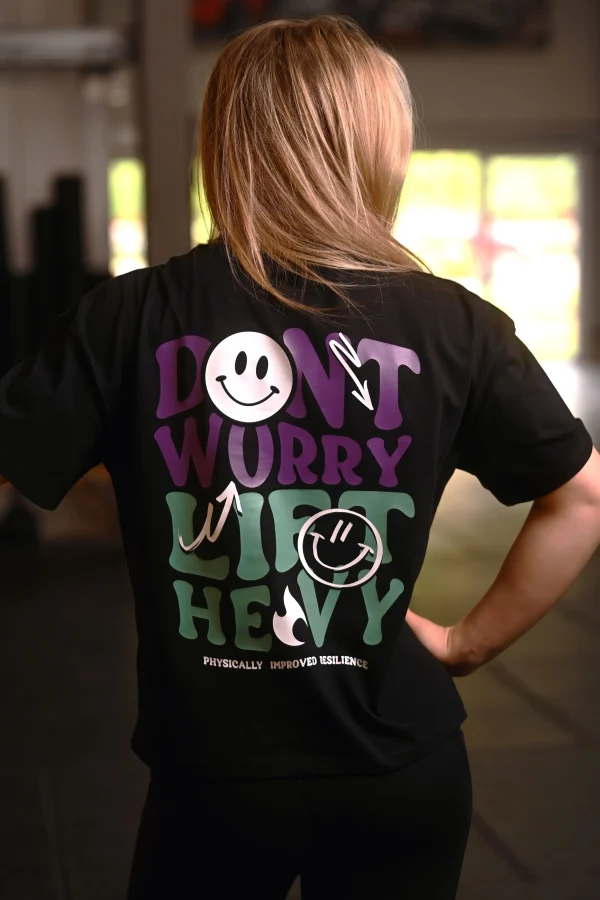 LADIES BOXY - DON'T WORRY - LIFT HEAVY – Bild 2