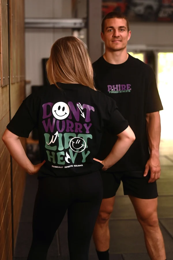 LADIES BOXY - DON'T WORRY - LIFT HEAVY – Bild 3