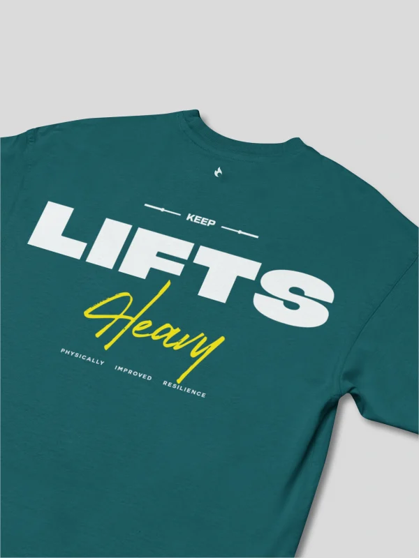BOXY SHIRT - KEEP LIFTS HEAVY – Bild 8
