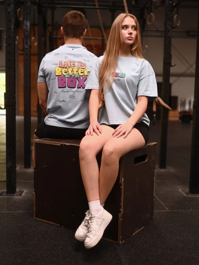 COTTON SHIRT – LIFE IS BETTER AT THE BOX