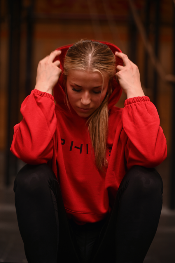 CROPPED OVERSIZED HOODIE