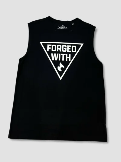 TANK TOP MEN BLACK – FORGED WITH PHIRE
