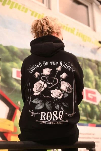 OVERSIZED HOODIE - LEGEND OF THE WHITE ROSE