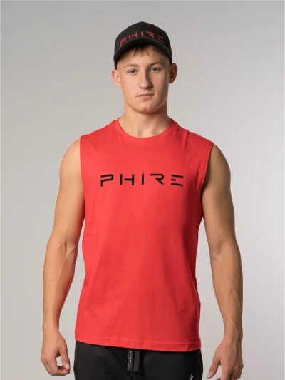 TANK TOP MEN RED – PHIRE